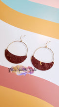 Load image into Gallery viewer, Two Pairs (23mm and 38mm) Hanging Crescents multi cut Steel Rule Die for earrings