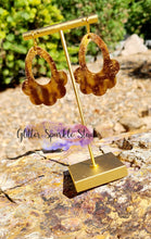Load image into Gallery viewer, Pair of Petite Frilly Floral Drops Earring Steel Rule Die