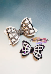 5 + 5.5 inch Spider Web Wraps Only Dress Up Your Bows Accessory Die for the 5 + 5.5 inch Bows Steel Rule Die