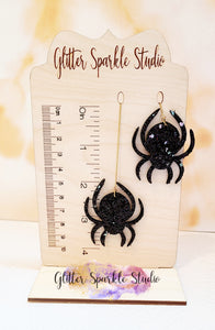 Pair of 2 inch Spider on a String Earring or Pendant Steel Rule Die