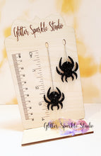 Load image into Gallery viewer, Pair of Petite 1.5 inch Spider on a String Earring or Pendant Steel Rule Die