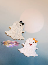 Load image into Gallery viewer, 2.25 inch Girly Ghost  Snap Clip Steel Rule Die for snap clips or appliques