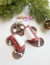 Load image into Gallery viewer, 4 inch Gingerbread Bow Steel Rule Die