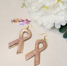 Load image into Gallery viewer, NEW Petite Size Layered Awareness Ribbons Earring or Pendant Steel Rule Die