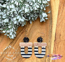 Load image into Gallery viewer, Petite Pair of Kimber U Dangle Earring Steel Rule Die
