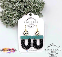 Load image into Gallery viewer, Petite Pair of Kimber U Dangle Earring Steel Rule Die