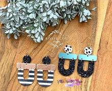 Load image into Gallery viewer, Petite Pair of Kimber U Dangle Earring Steel Rule Die