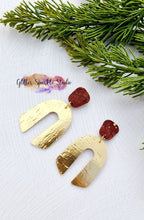 Load image into Gallery viewer, Two sizes of Slimmer Double Angled Arch drops Steel Rule earring or pendant Die