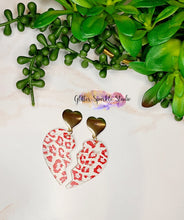 Load image into Gallery viewer, Broken Heart Steel Rule Die for petite earring or appliques