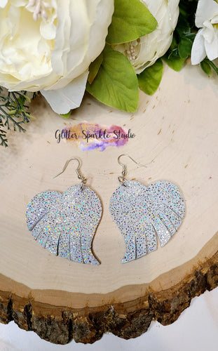 Fringe Heart Earring or Pendant Steel Rule Die