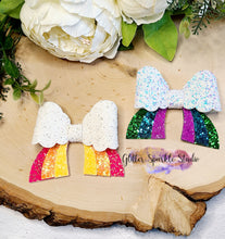 Load image into Gallery viewer, 3.5 inch Rain Bow -  Modern Rainbow and Scalloped Cloud Steel Rule Die All Full Cuts