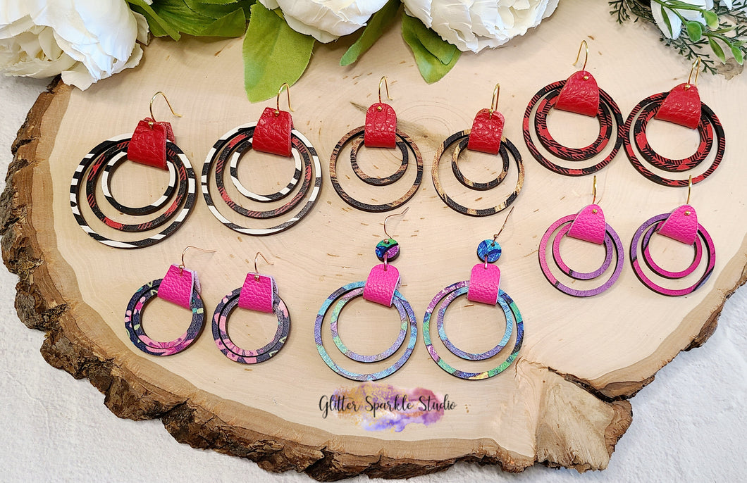 24 Piece Loops For Hoops Factory in Standard and Petite sizes earring or pendants multi cut Steel Rule Die