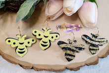 Load image into Gallery viewer, Pair of Fancy Bee layered Earring Steel Rule Die