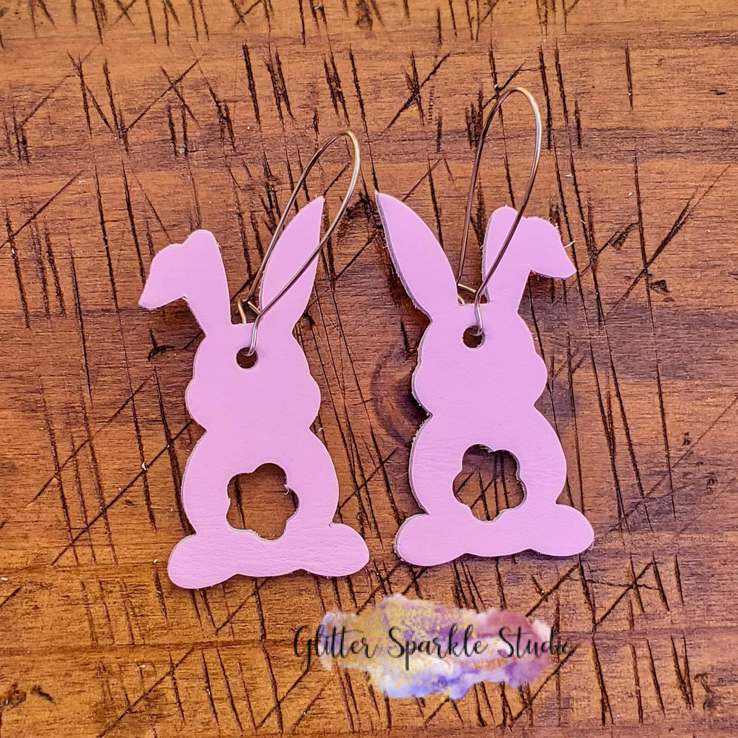 Pair of Petite Floppy Ear Bunny Steel Rule Die for appliques