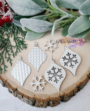 Load image into Gallery viewer, Double Layer Ornament with Snowflake cutout Earrings Steel Rule Die