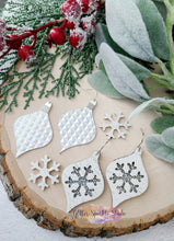 Load image into Gallery viewer, Double Layer Ornament with Snowflake cutout Earrings Steel Rule Die