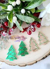 Load image into Gallery viewer, 2 inch Stitcher Tinsel Tree Earring or applique Steel Rule Die