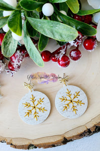 1.8 inch Stitcher Fancy Snowflake Ball Ornament Earring or applique Steel Rule Die