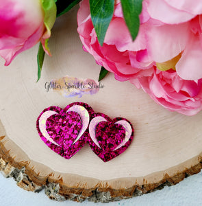 3-D Layered Hearts Snap Clip multi cut Steel Rule Die