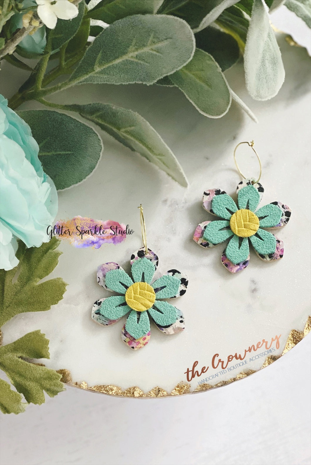 Plumeria Layered flower Earring Steel Rule Die