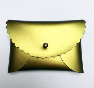 Plus/Pro Only - Scalloped Franchi Pouchy No glue & No sew Card, Coin or mask Holder Mini Wallet Key Chain Steel Rule Die